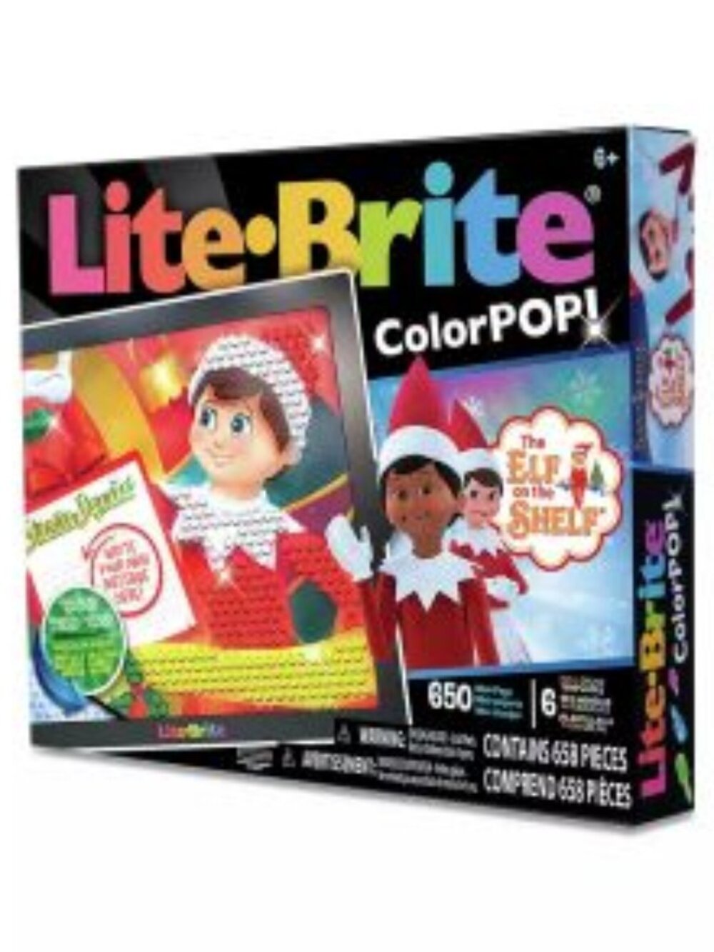 Elf on the Shelf: 20th Santaversary Edition - Lite Brite Color Pop by Basic Fun